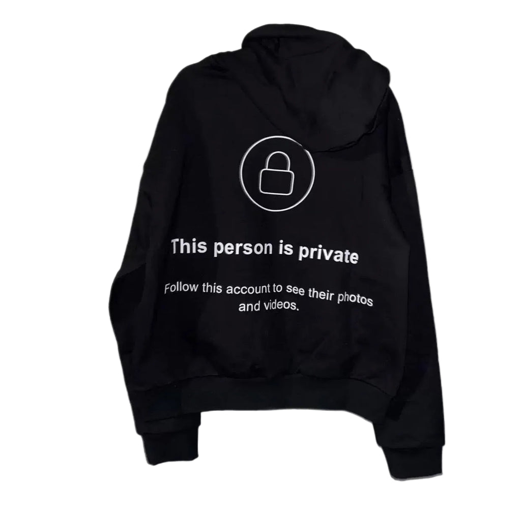 Private Account Hoodie